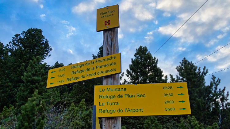 Randonnée au fond d'Aussois en Vanoise