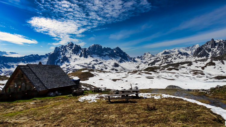 Randonnée au refuge des lacs Merlet en Vanoise